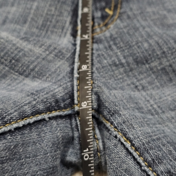 Ralph Lauren U.S. Polo Jeans ✦ High‑Rise Bootcut Blue Wash Embroidery ✦ 10 Short - Picture 10 of 14